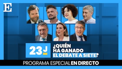 Ruta 23-J | ¿Quién ha ganado el debate a siete de portavoces parlamentarios?