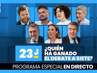 Ruta 23-J | ¿Quién ha ganado el debate a siete de portavoces parlamentarios?