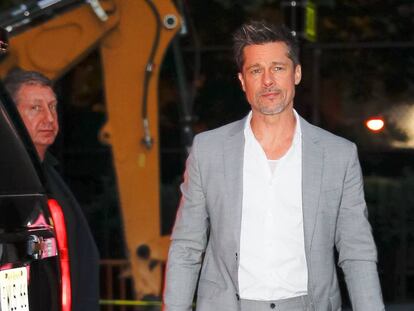 Brad Pitt en Nueva York en agosto de 2017. 