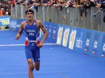 Laurent Vidal durante uma competição.