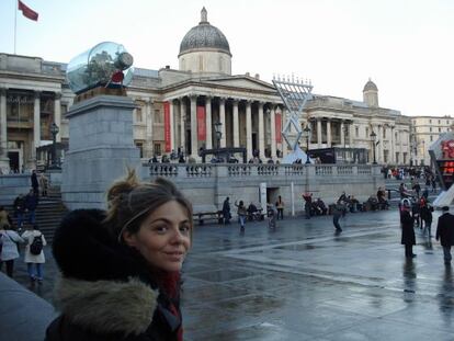 La actriz Manuela Velasco en Londres.