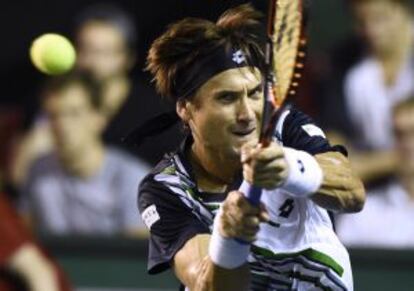 Ferrer, en su partido contra Verdasco.