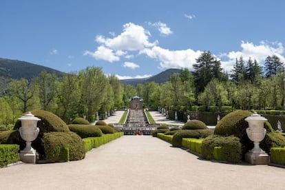 Jardines del palacio de la Granja, en Segovia.