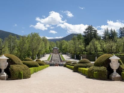 Jardines del palacio de la Granja, en Segovia.