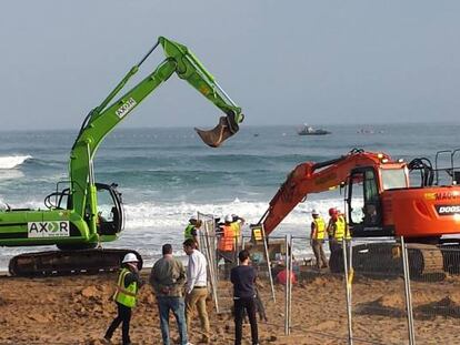 Imagen de los trabajos del cable Marea.