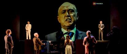 Una escena de 'Los Caciques', en la versión de Fernández Montesinos.