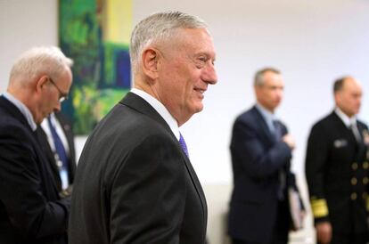 Mattis, la semana pasada en Bruselas