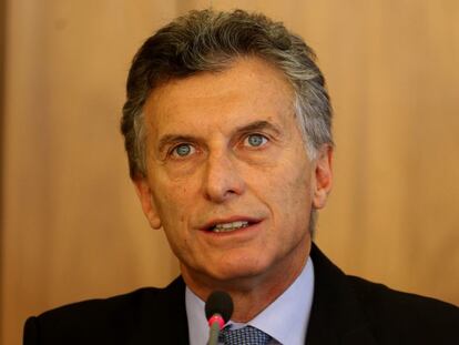 O presidente da Argentina, Mauricio Macri.