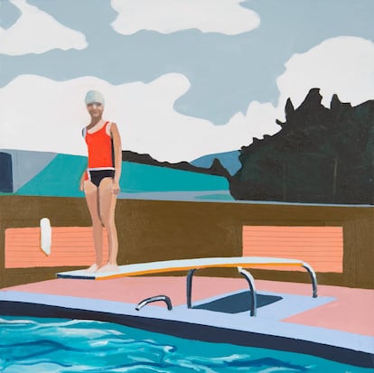 Piscinas y arte. Conjugación fascinante que atrae varios nombres a la mente: 'A bigger splash' de Hockney, las instantáneas de glamour esteta de Slim Aarons o esa intrigante imagen de la única piscina del mundo en la que te bañas sin mojarte, ideada por Leandro Erlich. Jessica Brilli, una artista de Nueva York, también juega con esa obsesión artística por las piletas.