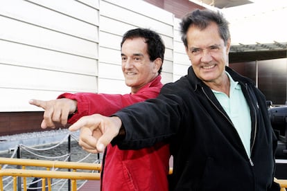 El Dúo Dinámico, antes de una actuación en Asturias en 2007.