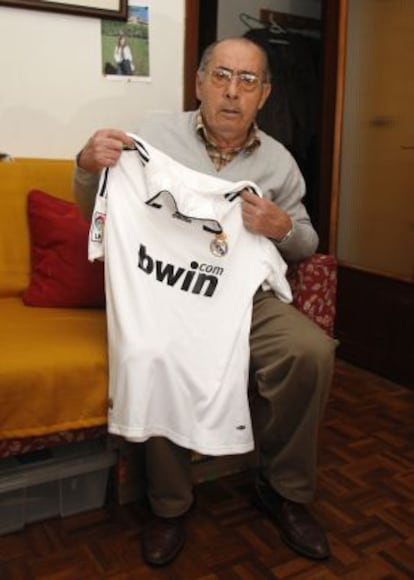 Manuel Fernández Fernández, "Pahíño", en 2008.
