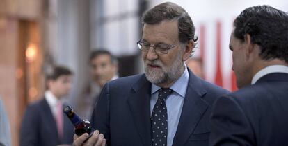 Mariano Rajoy, aquest dilluns, a Guadalajara.