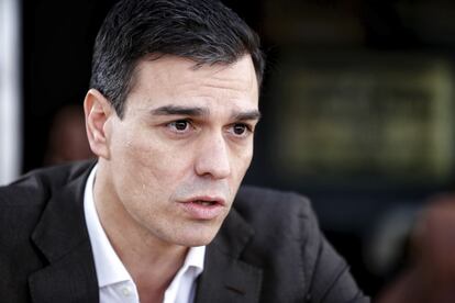 El líder socialista, Pedro Sánchez.