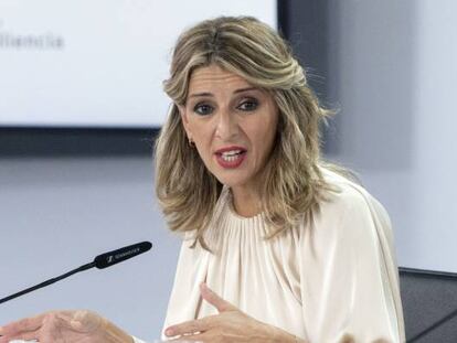 La vicepresidenta segunda del Gobierno y ministra de Trabajo, Yolanda Díaz.