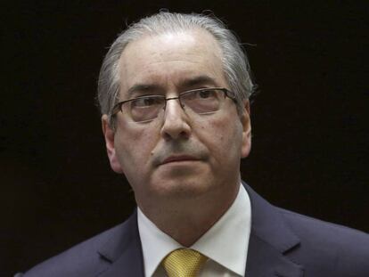 O ex-presidente da C&acirc;mara, Eduardo Cunha, em foto de setembro de 2016.