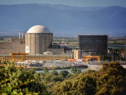 Vista de la central nuclear de Almaraz, en C&aacute;ceres.
