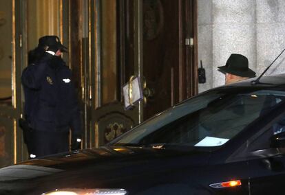 El juez Pablo Llarena a su llegada al Tribunal Supremo.