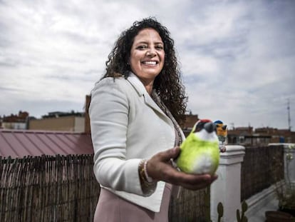 Patricia Zurita, directora ejecutiva de BirdLife Internacional, en la terraza de la sede de la organización en Madrid.