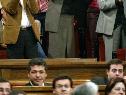Miembros de asociaciones gays celebran la votación.