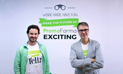 David Masó y Adrià Carulla, CEO y director de marketing de PromoFarma, respectivamente.