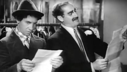 &quot;Las partes contratantes&quot; de Chico y Groucho.