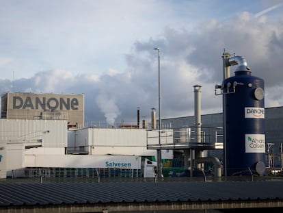 La fábrica de Danone en Parets del Vallès, el pasado 17 de enero.