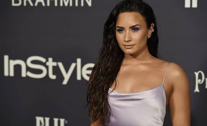 La actriz y cantante Demi Lovato en los premios InStyle, en octubre de 2017. 