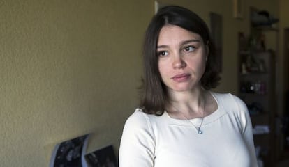 Zhanna Nemtsova, hija del opositor ruso asesiando Boris Nemtsov. 