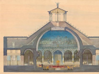 Projecte de revàlida d’un paranimf que va presentar Gaudí el 1877 a l’Escola Superior d’Arquitectura de Barcelona.
 