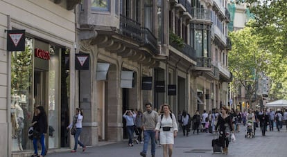 Passeig de Gràcia, a Barcelona.