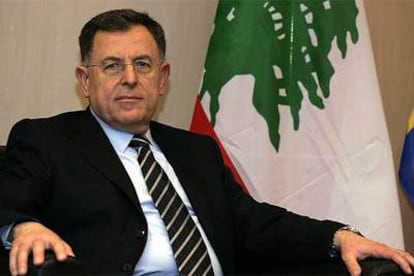 El primer ministro libanés, Fuad Siniora.