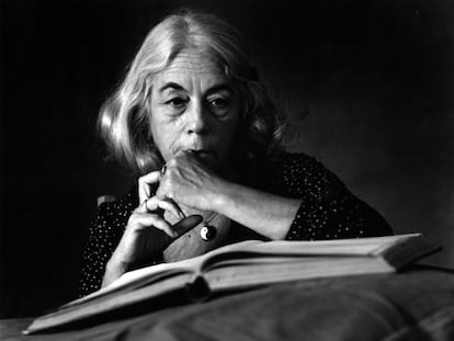 La escritora Carmen Martín Gaite.
