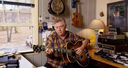 Jack Clement, en 1987 en su casa en Nashville (Tennessee).