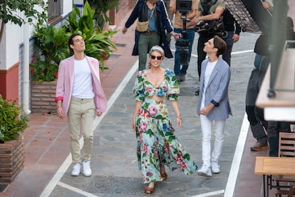 Lady Kitty Spencer durante el rodaje de un anuncio en Marbella el 25 de febrero de 2020.