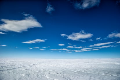 La plataforma de hielo de Filchner-Ronne, la mayor del mundo, tiene casi la misma superficie que España.