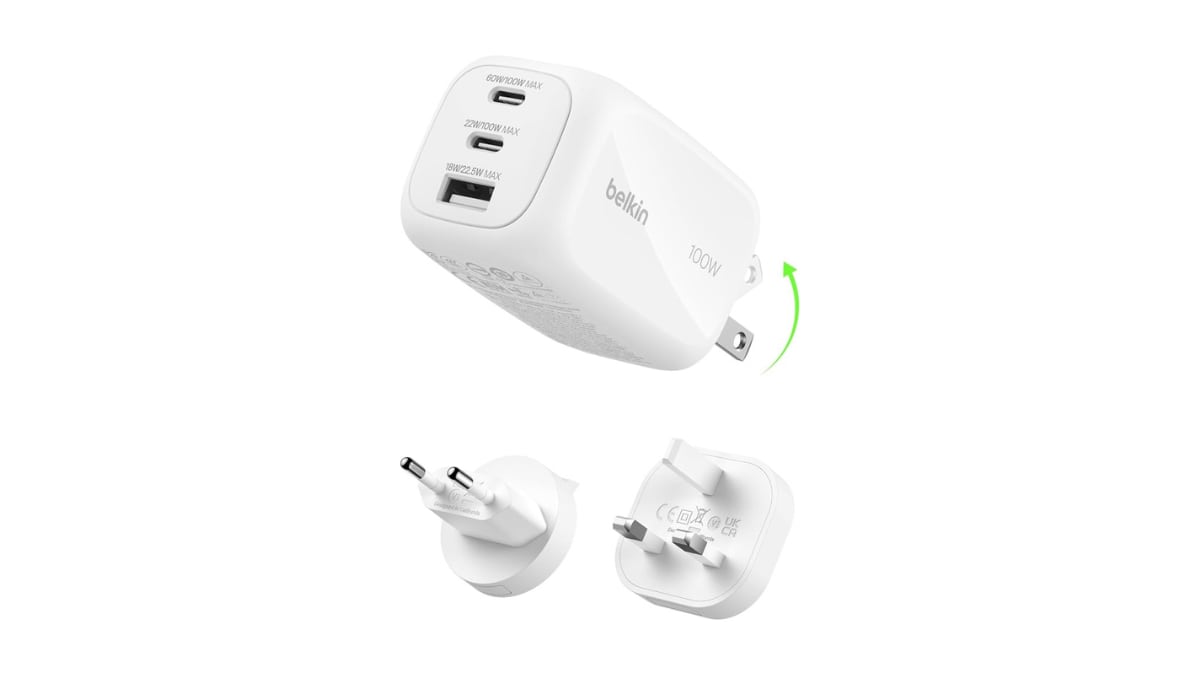 Cargador Belkin USB-C.