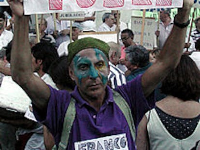 Manifestación ante la Corte Suprema de Justicia en Buenos Aires.