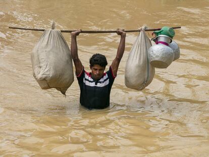 Un refugiado rohinyá en Cox's Bazar, una zona expuesta a desastres naturales en la que se asienta está minoría perseguida en Myanmar.