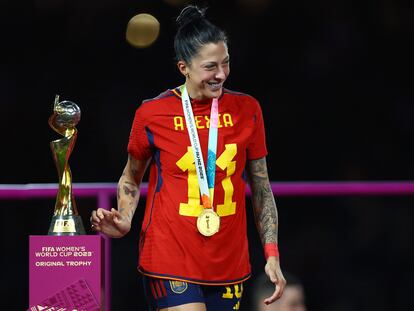 Jennifer Hermoso, después de la final del Mundial.