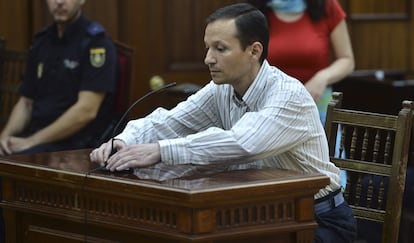 José Bretón, en la sala de vistas donde fue juzgado en junio de 2013.