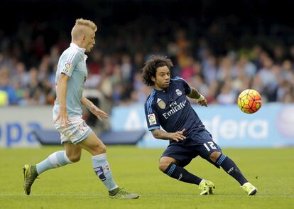 Wass y Marcelo, en una acción del encuentro.