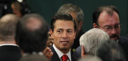 Peña Nieto y el canciller Luis Videgaray