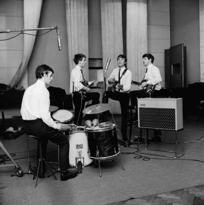 Grabación de los Beatles.