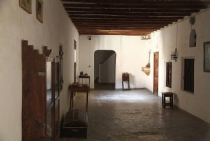 Interior del monasterio cisterciense de Santa María de Casbas, en Huesca.