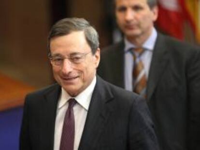 El presidente del Banco Central Europeo (BCE), Mario Draghi. EFE/Archivo