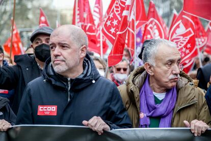 Movilizaciones sindicatos CCOO y UGT