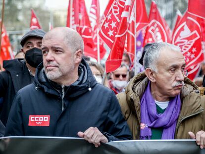 Movilizaciones sindicatos CCOO y UGT
