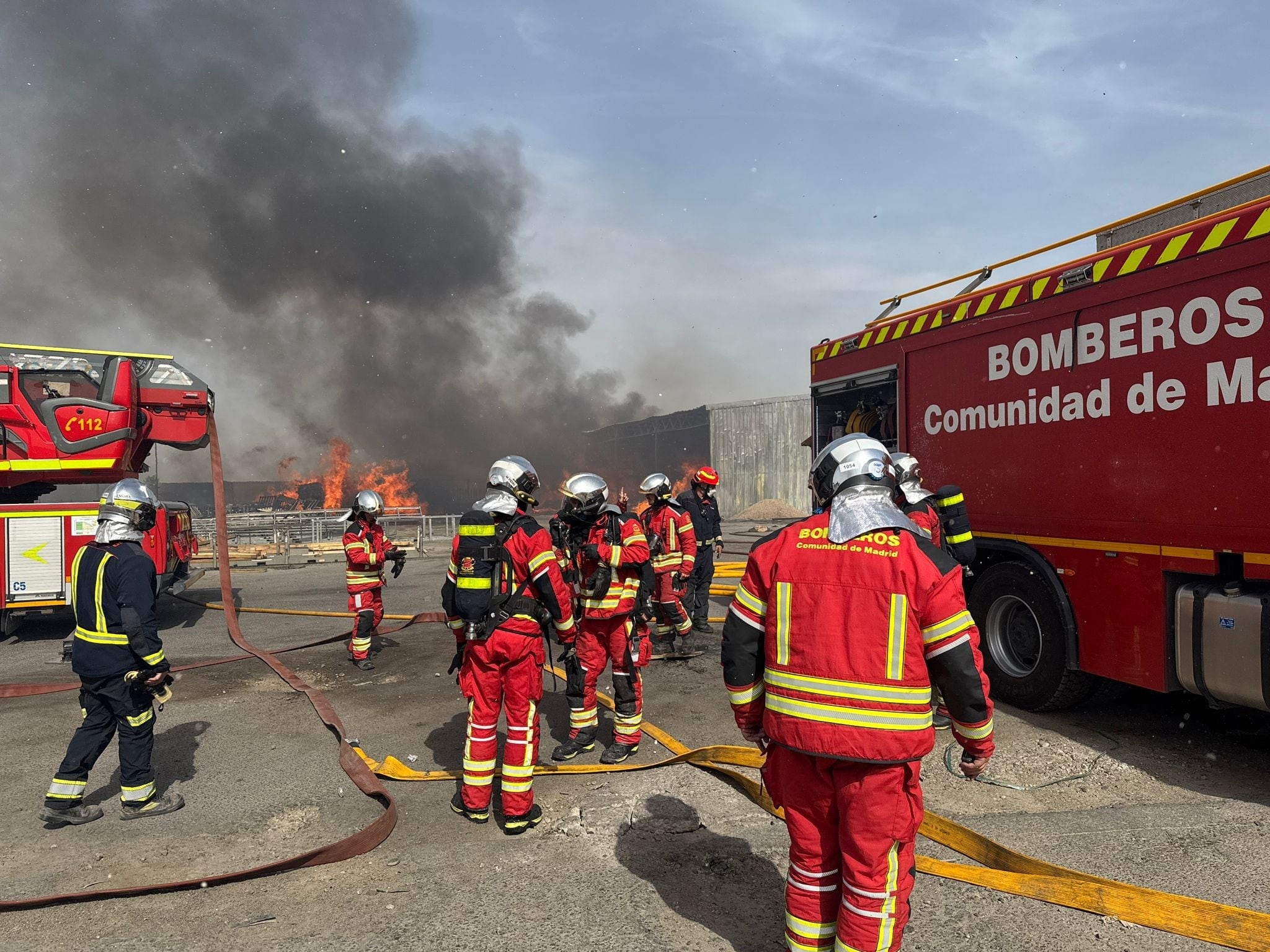 Detenido el presunto autor de un incendio en un polígono industrial de Ciempozuelos