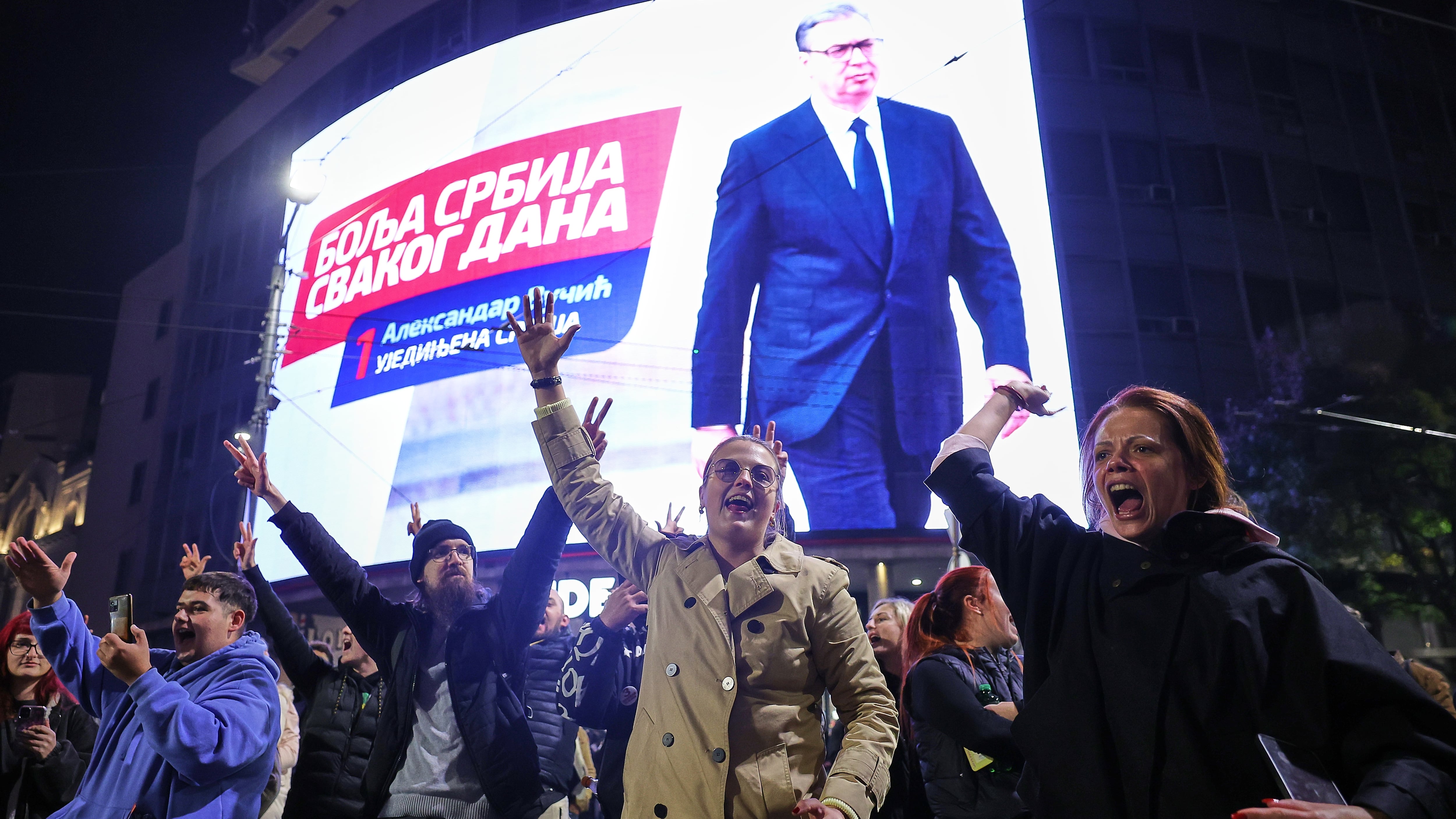 Vucic reconoce la victoria de la Lista Estudiantil en las elecciones de Serbia