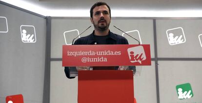 El diputado Alberto Garz&oacute;n, el 9 de enero.